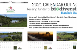 Calendar to raise much-needed funds for Biodiversity Hawke’s Bay